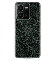 Vivo Y22 Kılıf Silikon Desen Özel Seri Sarmaşıklar 1675