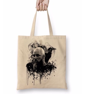 Ragnar Lothbrok Vikings Bez Çanta Uzun Saplı