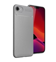 İphone 16e Kılıf Auto Focus Karbon Kapak - Gri