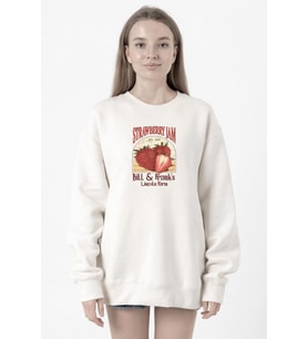 The Last Of Us Bill And Frank Strawberry Jam Beyaz Kadın 2ip Sweatshirt