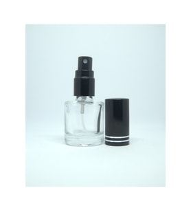 BOŞ PARFÜM ŞİŞESİ 7 ML (10 ADET) SİYAH METAL SPREY VE KAPAK BOŞ