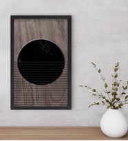 BK Home Modern Art Dekoratif Ahşap Siyah Çerçeveli Tablo-2
