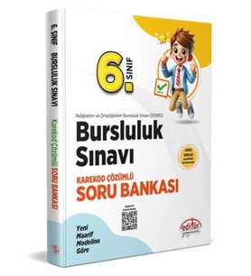 Editör 6.Sınıf Bursluluk Sınavı Soru Bankası