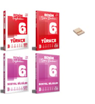 Benim Hocam 6. Sınıf Türkçe ve Sosyal Fasikülüm ve Soru Bankam 4lü Set + Telefon Standı