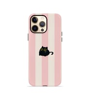 iPhone 12 Pro Vorian Çift Katmanlı Kılıf Midnight Cat Stripe