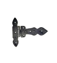 Antika Tarz Dekoratif Pirinç Kuyruklu Düğmeli Menteşe No1 - 117x142 mm, Oksit