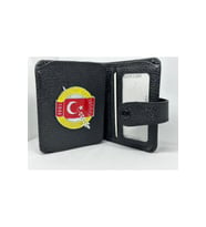 Gazeteciler Cemiyeti Çıtçıtlı Cüzdan Hakiki Deri