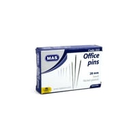 Mas Toplu İğne Nikel 28 MM 50 Gram (1 Paket 24 Kutu)