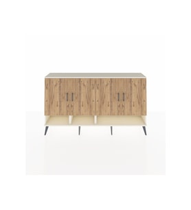 Arges Konsol 6 Raflı 4 Kapaklı 176x30x99 Aytaşı-Çam/Aytaşı