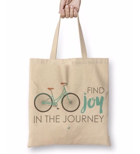 Find Joy in the Journey Bike Bez Çanta Uzun Saplı