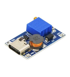 MT3608 Type C Usb 28V 2A DC Boost Modül Ayarlanabilir Voltaj Yükseltici Güç Kaynağı Step Up Dc Çevir