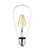 CT-4353 8W E27 Duyulu Rustik Edison Led Ampul Beyaz Işık 6400K