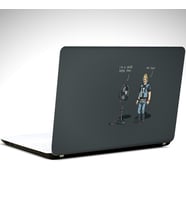 Metal Fanı Laptop Sticker 10 İnch (25X19CM)