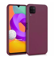 Microsonic Matte Silicone Samsung Galaxy M32 4G Kılıf Mor