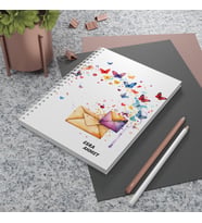 Kelebek Desenli Defter