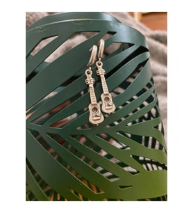 Gitar Küpe Erkek (Metal)