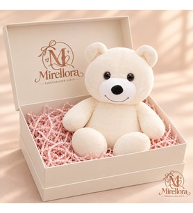 Mirellora Peluş Beyaz Ayı 15CM