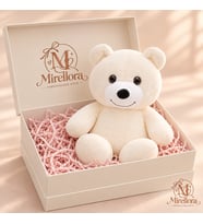 Mirellora Peluş Beyaz Ayı 15CM