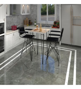 Knsz masa sandalye takımı hem105zengin crdsyh 070*070 2 sandalye syhsyh kolçaklı sırt minderli