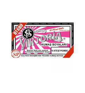 06 Ateşi Pembe Toz Kumaş Boyası