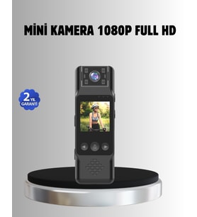 180° Döner Lensli Mini Kamera 1080P Full Hd Hareket Algılama 1200Mah