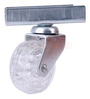 Mobilya Tekeri Bilyalı H70mm -18mm Geçme (Gri)