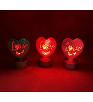 Işıklı Love Kalp