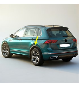VW Tiguan 2021-2023 Sol Arka Çamurluk Ağzı Plastik Dodik 5NA854819G