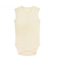 Sema Baby Jakarlı Askılı Badi (Body) - Krem 18-24 Ay
