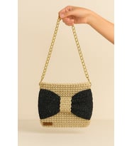 Golden Bow Gold Uzun Zincirli Çanta