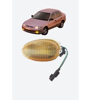 HYUNDAİ ACCENT 1998-2000 ÖN SİS FARI YUMURTA KASA ACCENT SİS LAMBASI SOL (L) ŞOFÖR TARAFI SARI CAM