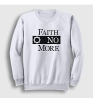 Presmono Unisex Beyaz Logo Rock Faith No More Sweatshirt 528341tt (Beyaz)