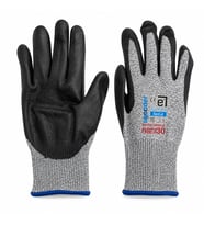 10 ADET ZEBRA NO 10 XLARGE KESİLME DİRENÇLİ NİTRİL İŞÇİ ELDİVEN BANDI