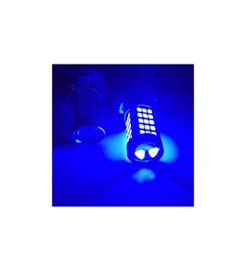 FEMEX Sis Led Ampul H8/11 2835 Chip 9W Led Ampul 66smd Ultra Parlak Mercekli MAVİ