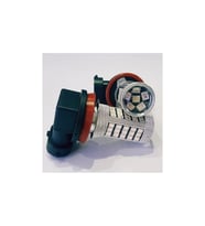 FEMEX Sis Led Ampul H8/11 2835 Chip 9W Led Ampul 66smd Ultra Parlak Mercekli MAVİ