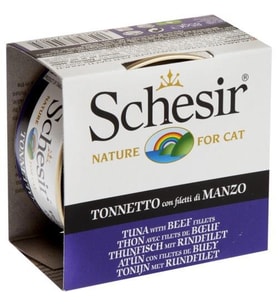 Schesir Ton Balıklı ve Kırmızı Etli Kedi Konservesi 85 Gr
