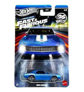 Hot Wheels Gümüş Serisi Hızlı Ve Öfkeli Rüya Dizilimi - 1969 Camaro [Mavi] 4/5-1:64 Ölçekli Diecast (Çok Renkli)