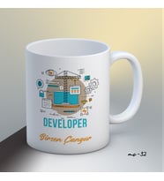 Kişiye Özel Developer Temalı Kupa Bardak