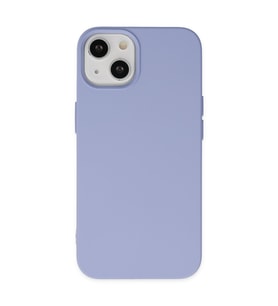 Iphone 14 Kılıf Nano Içi Kadife Silikon - Lila