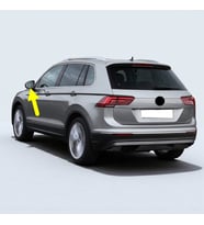 VW Tiguan 2016-2020 Sol Dış Dikiz Ayna Camı Isıtmalı 5NA857521