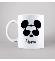 Mickey Mouse Baskılı Kupa Kişiye Özel