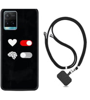 Vivo Y11S Y21S Y20 Y20S Y70 Kılıf Boyun Askılı Silikon Love Brain 1722
