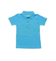Unisex Çocuk Polo Yaka Kısa Kol Okul T-shirt