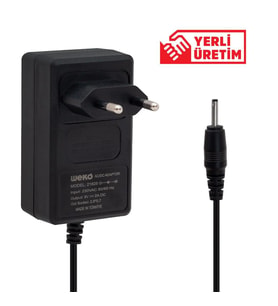 Weko 9 Volt 2 Amper İnce 2.5 0.7 Uç Yerli Üretim Tablet Pc Adaptörü