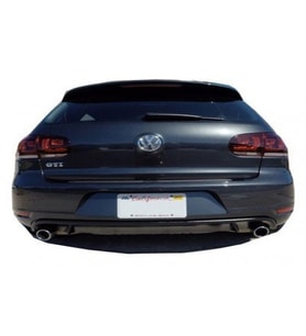 Volkswagen Golf 6 (2009-2012) GTI Arka Tampon Eki - Difüzör (Plastik)