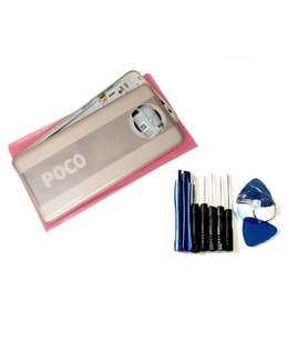 Xiaomi POCO X3 / Poco X3 Nfc FULL KASA Arka Pil Kapağı (TAMİR SETİ) GOLD