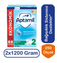 Aptamil Devam Sütü 2 Numara 1200 gr 2 li Paket