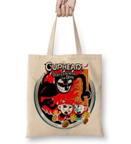 Cuphead Don't Deal With The Devil Bez Çanta Uzun Saplı