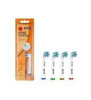 Clean Maximizer Oral B Şarjlı Diş Fırçası  Uyumlu Yedek Başlığı 4 Adet Yumuşak Başlık (BAKIRSIZ)