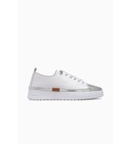 Venüs Kadın Deri Deri Sneaker Ayakkabı 26y 26150001y Beyaz/gümüş